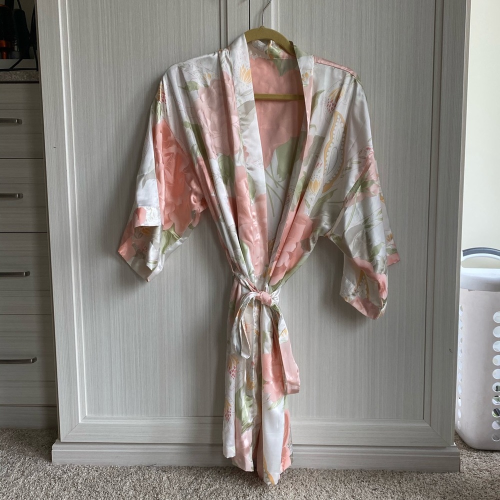 Floral Bridal/Bridesmaid Robe
